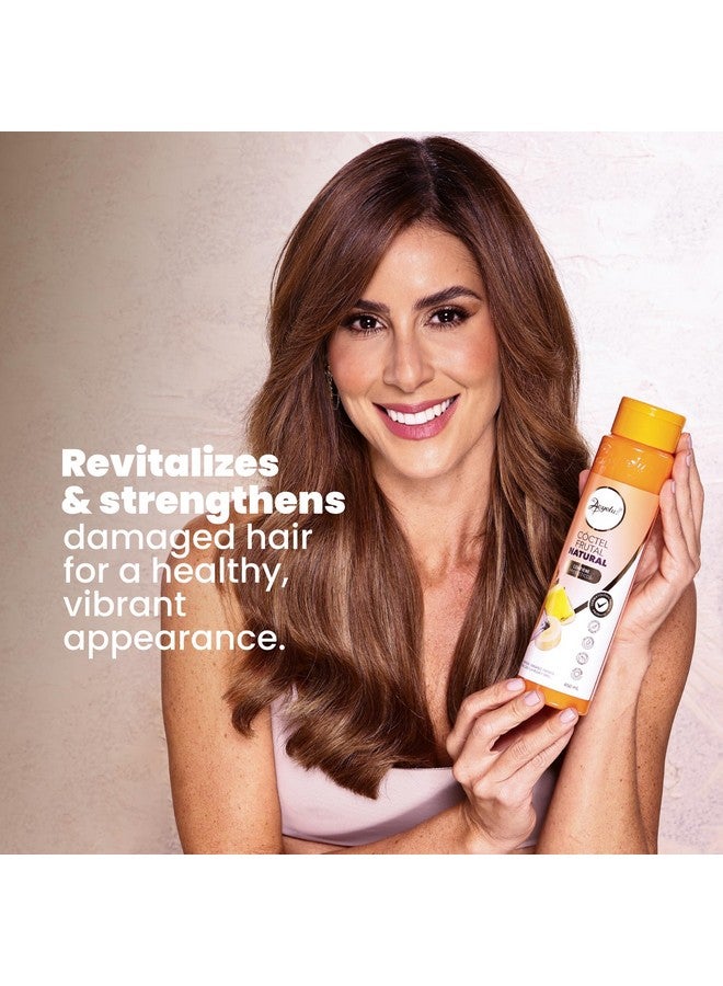ANYELUZ ANYELUZ Natural Hair Mask, Hair Treatment for Dry and Damaged Hair, Restores Vitality and Silkiness, with Banana and Natural Fruits, 15.2 Fl Oz  - Image 2