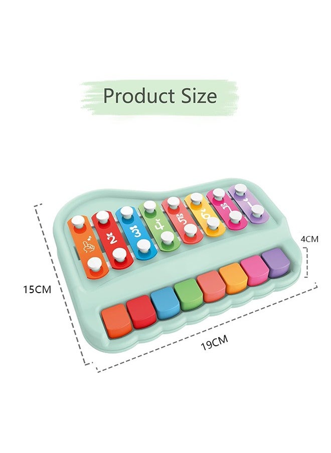 joyzzz - Xylophone 2 in 1 Colorful Keyboard Baby Piano Percussion Music Toy - Image 1
