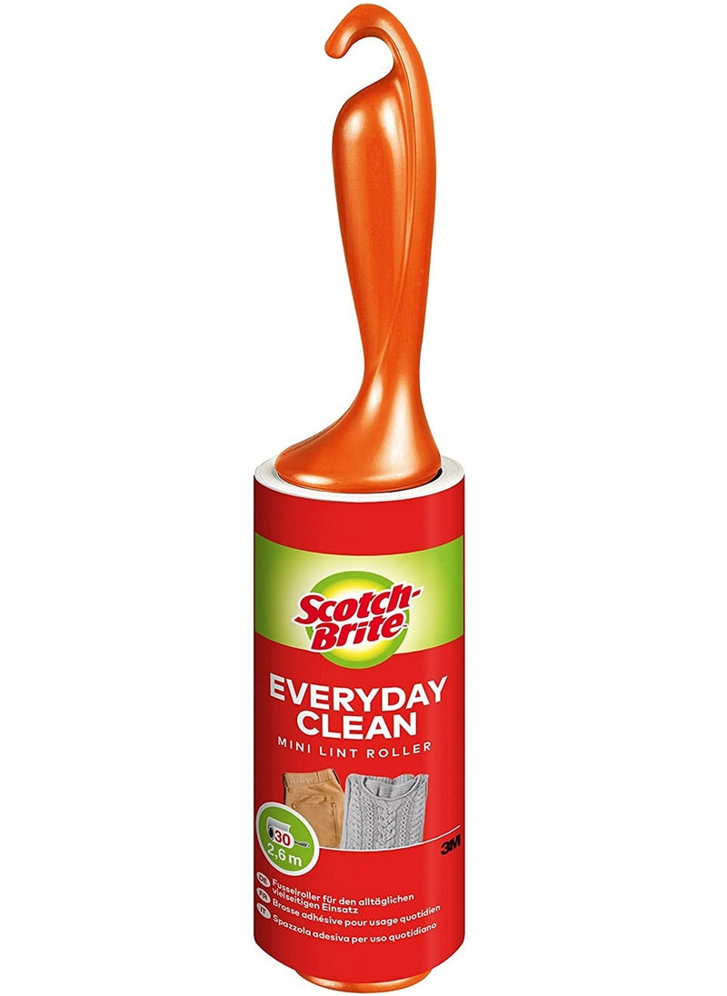 Scotch Brite Mini Lint Roller 30 Sheets/2.6mm 1 Roll  - Image 1