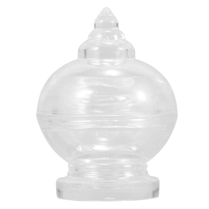 Luxshiny Acrylic Storage Box Versatile Buddhist Offering Decor Home Office Feng Shui Gift - Image 2