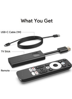دي كلر تي في ستيك اندرويد اصدار 11، ذاكرة 16 جيجا، بتقنية 4K/HDR [معتمد من جوجل ونتفليكس] مع كروم كاست مدمج، ، دعم دولبي أتموس  - Image 4