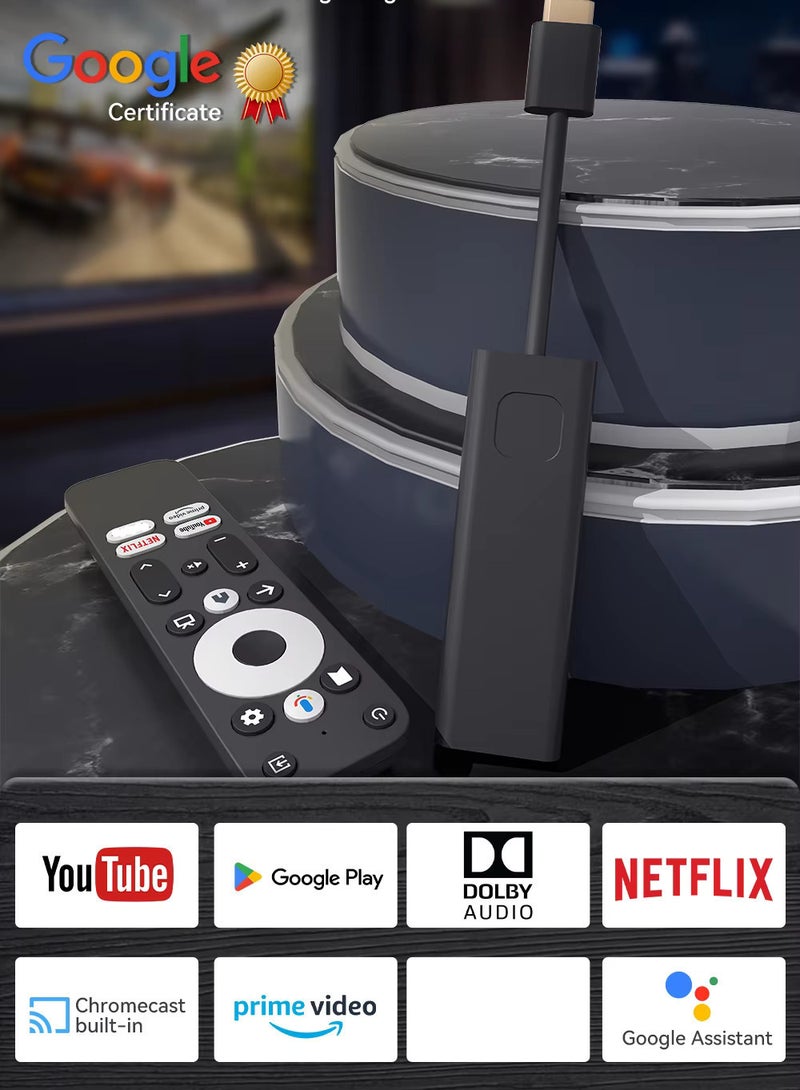 دي كلر تي في ستيك دي كلر اندرويد اصدار 11، ذاكرة 16 جيجا، بتقنية 4K/HDR [معتمد من جوجل ونتفليكس] مع كروم كاست مدمج، ، دعم دولبي أتموس - Image 2