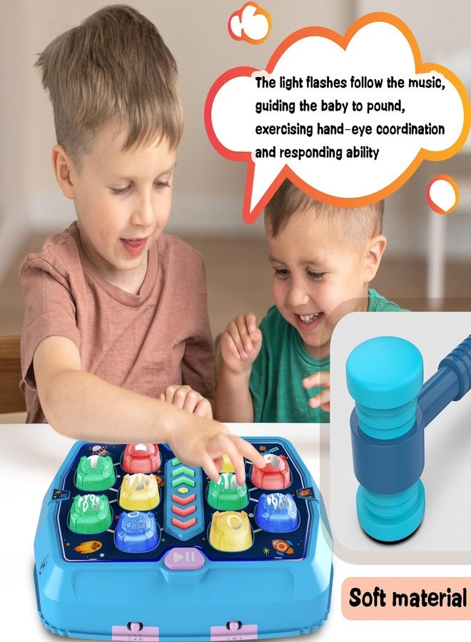 TooLion Whack Game Mole Toys for 3 4 5 6 Year Old Boys, Pounding Toys for Age 2-4, 3 Modes & Light Interactive Toddlers Toy with 2 Hammer, Baby Toy Gifts for Early Learning, Birthday Gift for Toddler Boy Girl - Image 5