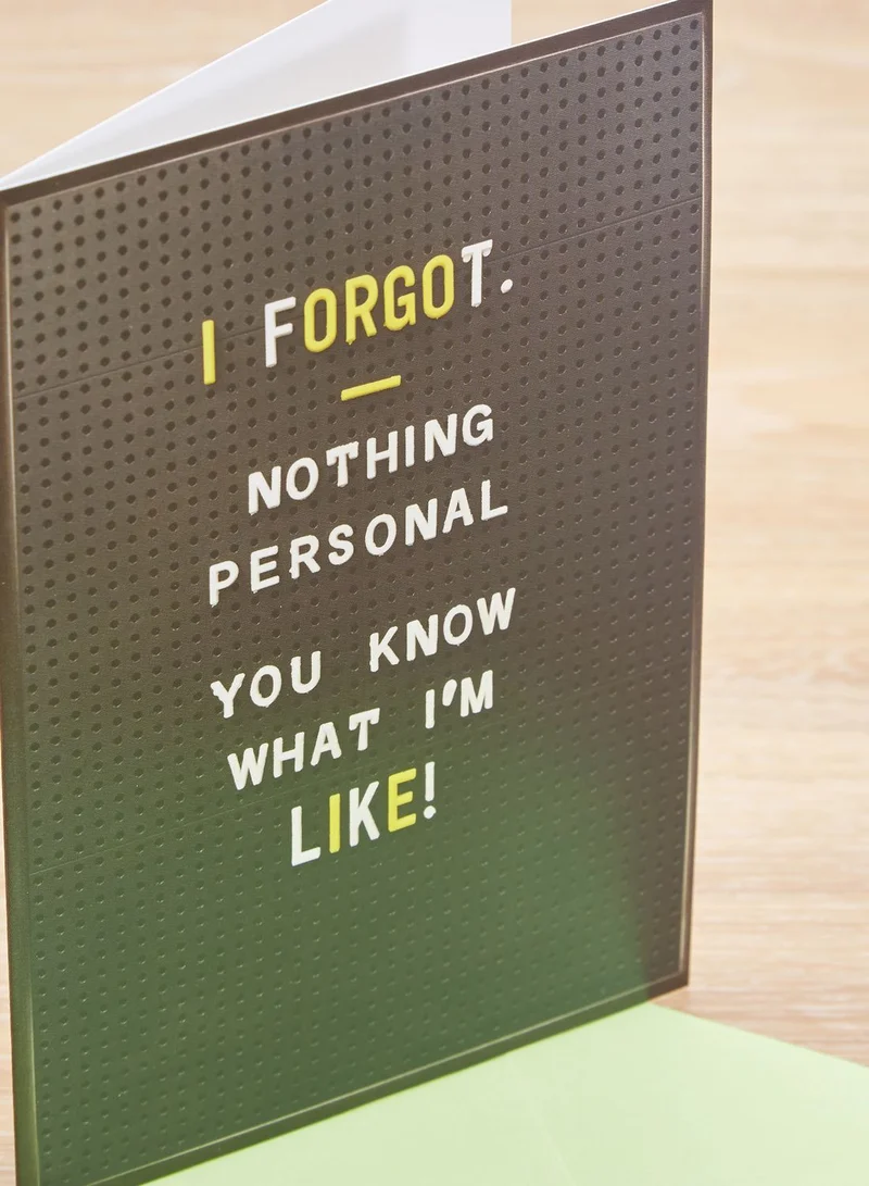 Brainbox Candy You Know What I'm Like Card