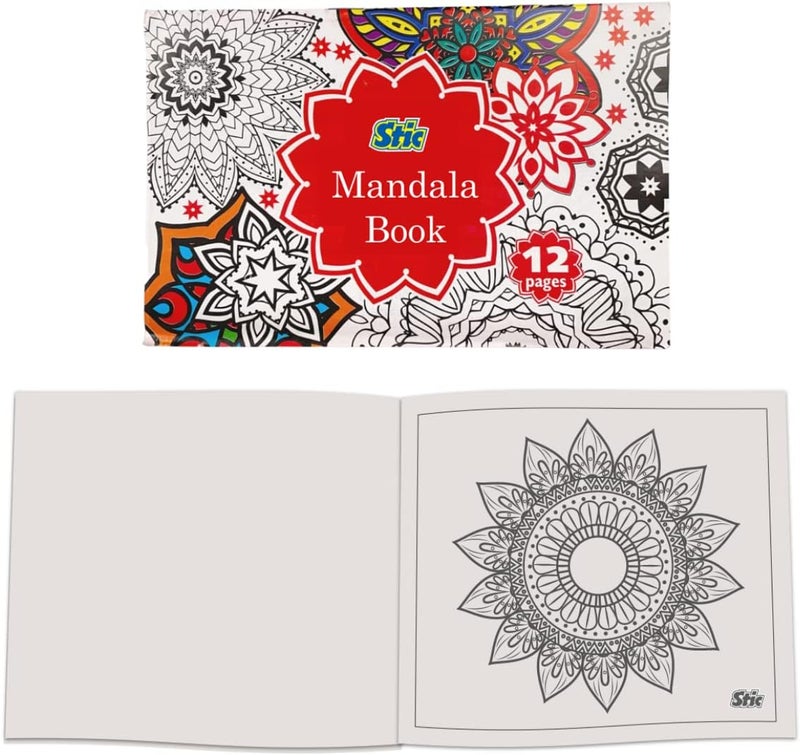 STIC 25 Fineliner Free Mandala Book Doodle Fine Liner Point 0.5Mm Stick Pens Set Assorted Sketch Color Micro Tip Sketching Doodling Anime Journal Outline Highlighting Activity (Multicolor) - Image 3