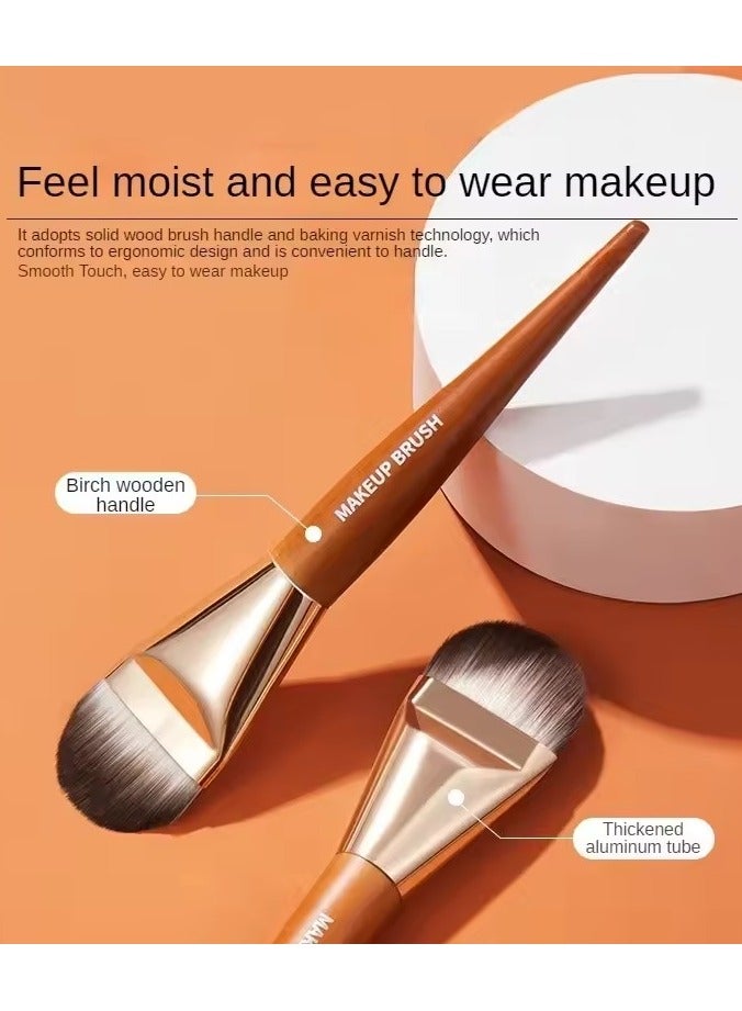 Goolsky Professional Ultra Thin Foundation Brush Concealer Cream Makeup Liquid Foundation Face Base Makeup Tools - Image 5