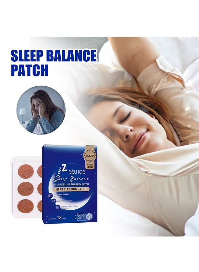 18 Sleep Patches, Adult Sleep Patches, Upgraded Sleep Patch Set, Easy to Apply Comfortable, Premium Ingredients, Suitable for Men and Women
