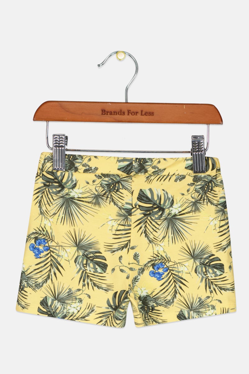 NAME IT Toddlers Girl Graphic Print Basic Shorts, Multicolor - Image 2