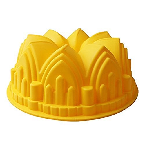 FantasyDay 86 Crown Castle Cake Mold Silicone Baking Molds Party Cake Bakeware for Your Birthday Dessert Cake Bread Tart Pie Flan and More 2 - Image 3