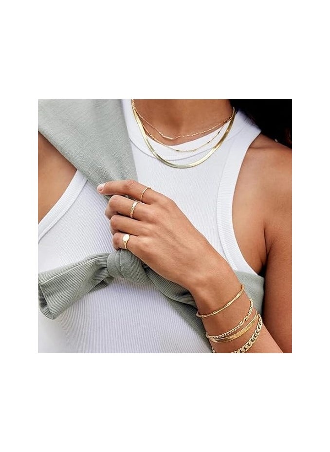 Fayrouz Jewellery - Fayruz Jewelry 18K Plated Bamboo Bracelet 316L Stainless Steel Adjustable Charm Bracelets for Women Simple Thin Fashion Hook Suitable for All Occasions. - Image 1
