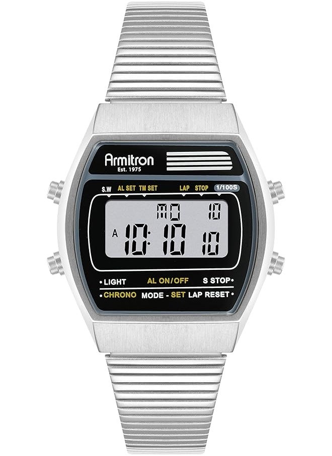 Armitron Sport - Retro Men Digital Chronograph Bracelet Watch 40 8487 - Image 1