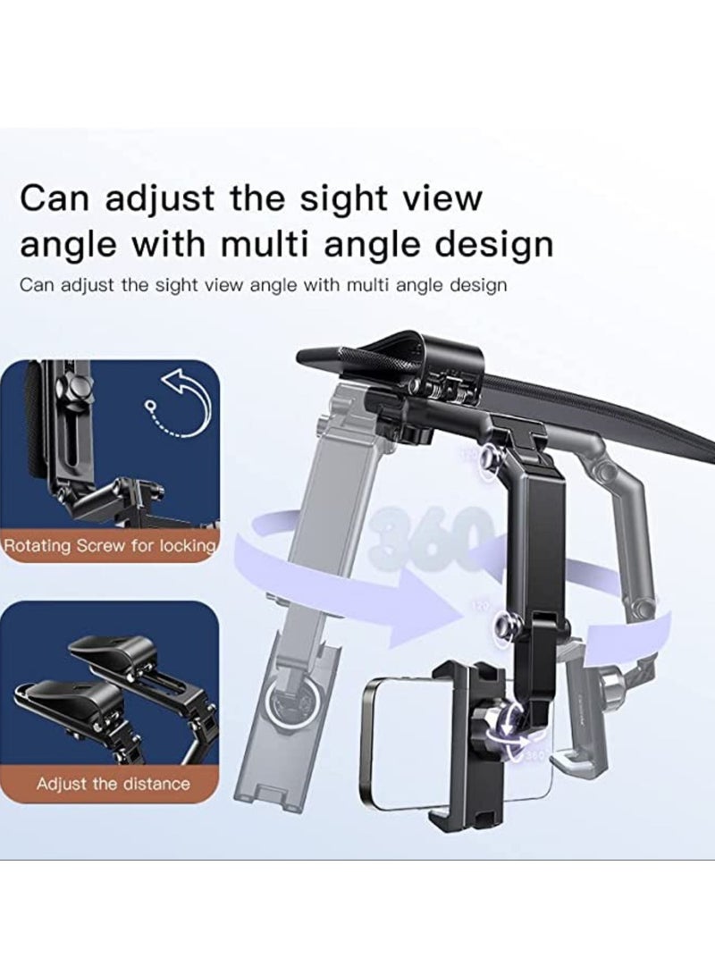 ELTRAZONE C194 Car Phone Mount Sun Visor Phone Holder for Car Universal Clip 360 Degree Adjustable Cell phone Stand Rearview Mirror Cradle. - Image 3