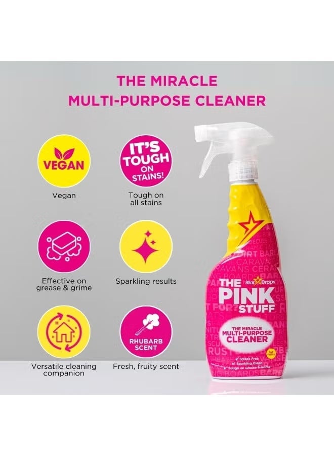 ستاردروبس مجموعة معجون بخاخ منظف متعدد الأغراض من ذا بينك ستاف + بخاخ منظف النوافذ والزجاج + بخاخ منظف رغوة الحمام - عبوة من 3 قطع - Image 3