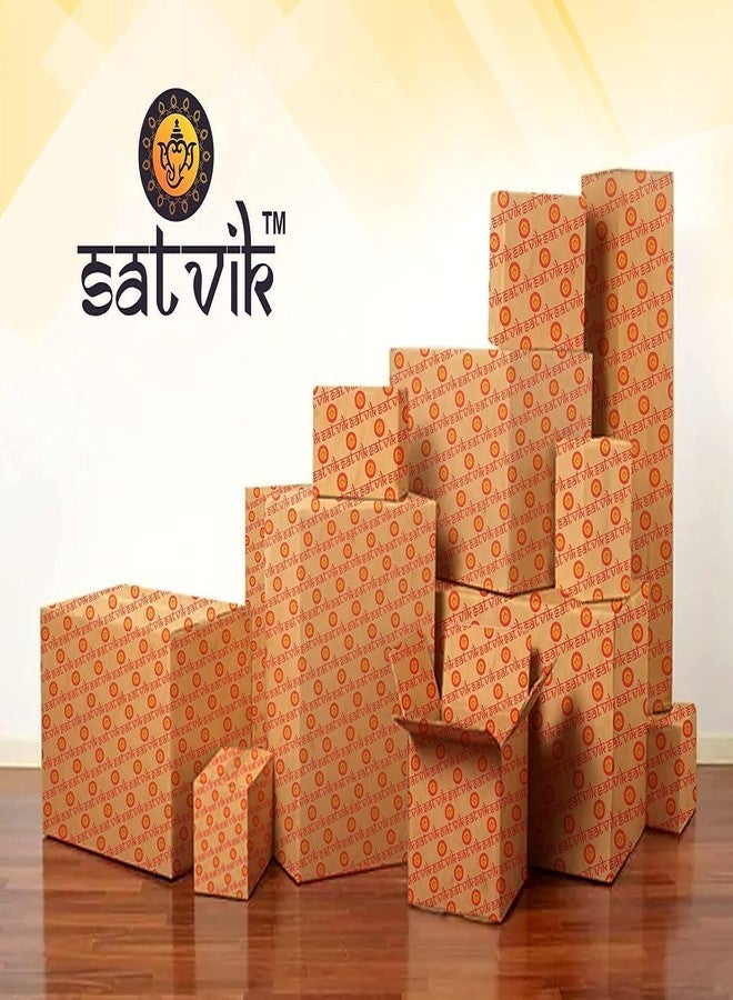 SATVIK STORE مجموعة ساتفيك المكونة من 8 أوعية بوجا نحاسية - أوعية لبوجا وبراساد والتأمل واليوجا | وعاء بقطر 2.25 سم لعرض الديوالي واليوجا والبوذية | كاتوري نحاس متين ومزخرف - Image 4