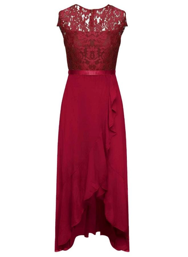 Tepveisoy Fashion Ladies Lace Dress Banquet Dress Long Skirt Party Evening Dress Bridesmaid Dress  - Image 5