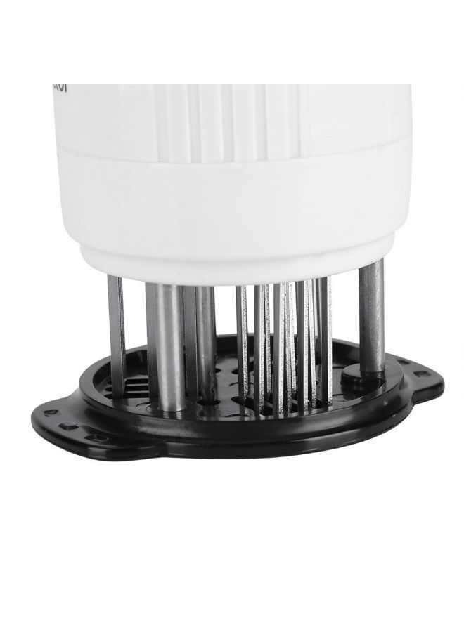NIBEMINENT 2-In-1 Meat Tenderizer White 8.86x3.35x3.31inch - Image 1
