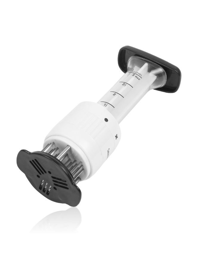 NIBEMINENT 2-In-1 Meat Tenderizer White 8.86x3.35x3.31inch - Image 2