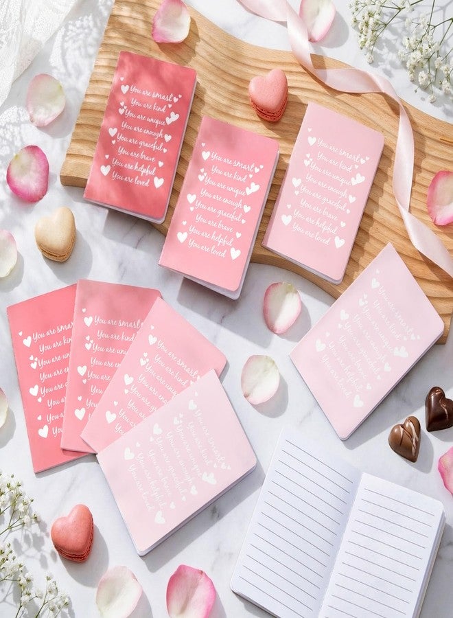 YooNotee 24 Set Valentines Mini Motivational Notebooks Bulk Valentine Favors Employee Appreciation Gifts Small Inspirational Pocket Notepad Gradual Color Journal for Staff Nurse Office Supplies - Image 4