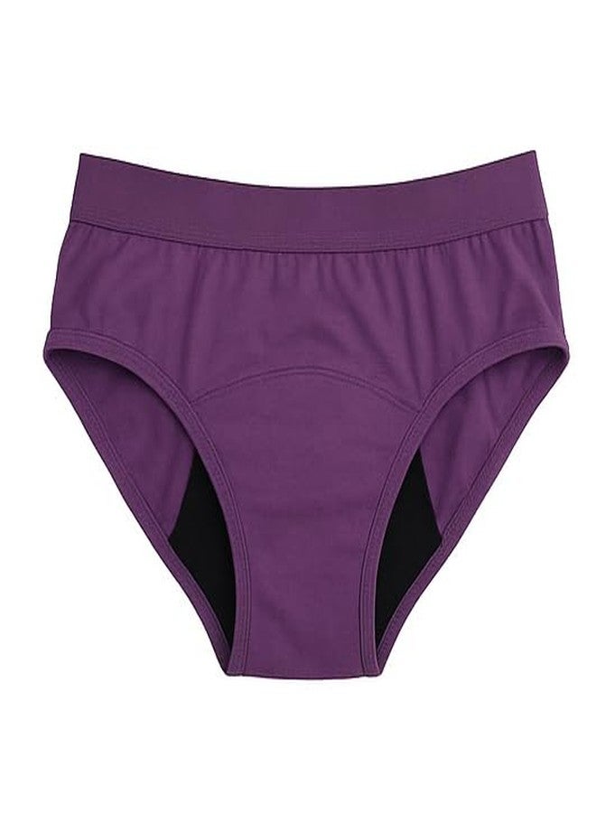 BAMBOOLOGY Bamboo Fabric Adult Women Diaper | Hygienic Comfort pack of 2 (Purple & Black, L) - Image 2