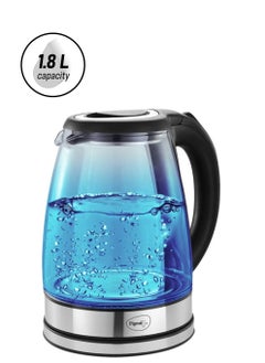 pigeon Pigeon By Stovekraft Crystal Glass Electric Kettle 1.8 Litre With Led Illumination, Heat Resistant Pyrex 1500 Watt, 14815  - Image 1