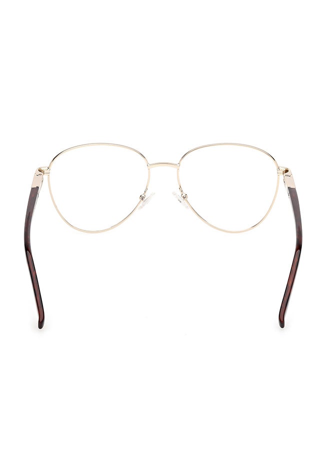 GUESS Unisex Round Eyeglass Frames Shiny Pale Gold GUESS GU303705251 51 mm - Image 4