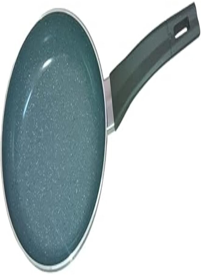 TRUEVAL Trueval Premium Granite Fry Pan, Size 20, Gray 