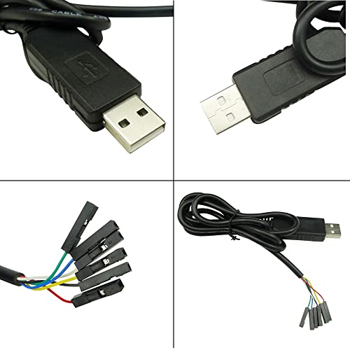 Ferwooh USB to TTL Serial Cable Adapter FTDI Chipset FT232 USB Cable TTL 5V for Arduino for ESP8266 - Image 5