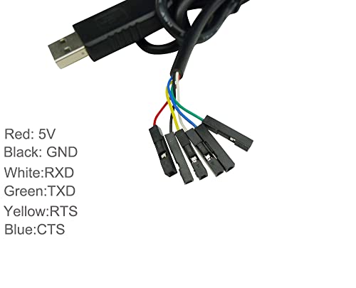 Ferwooh USB to TTL Serial Cable Adapter FTDI Chipset FT232 USB Cable TTL 5V for Arduino for ESP8266 - Image 4