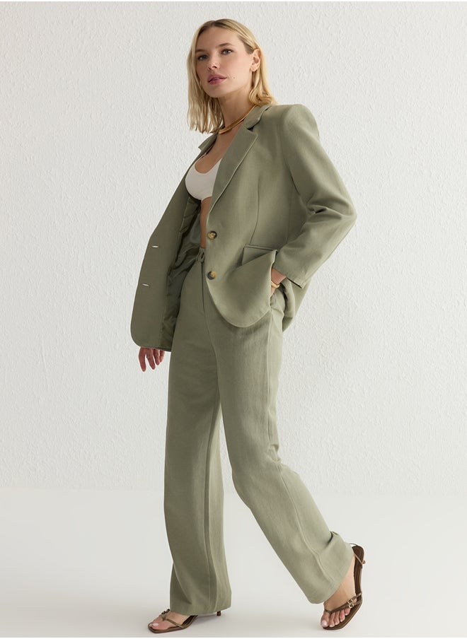 trendyol Fitted Blazer Jacket TWOAW25BC00025  - Image 2