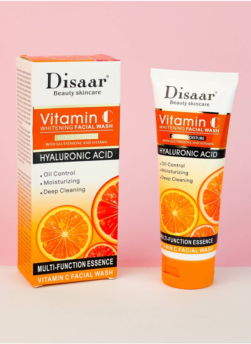 Disaar Vitamin C Whitening Facial Wash - Glow & Moisture - 100ml 