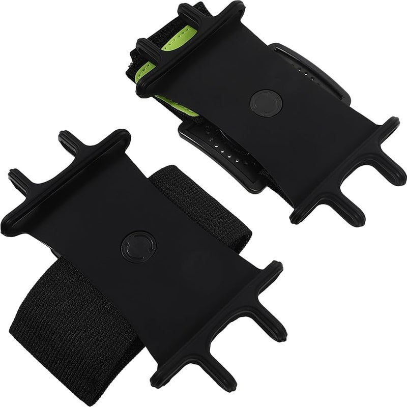 Green Running Phone Holder Armband 360 Rotatable for Outdoor Fitness Cycling - Image 1