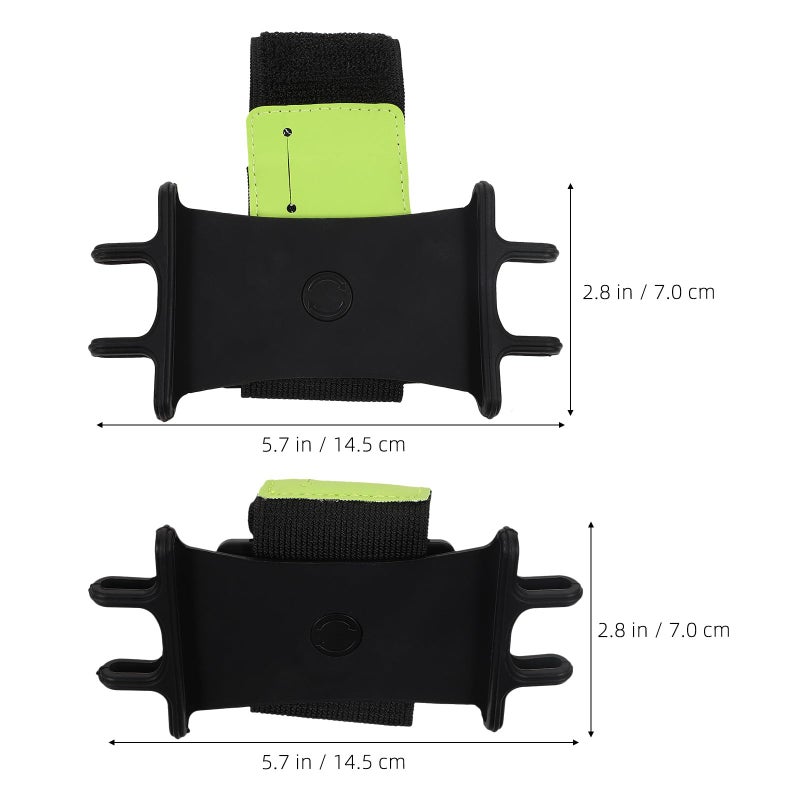 Green Running Phone Holder Armband 360 Rotatable for Outdoor Fitness Cycling - Image 3