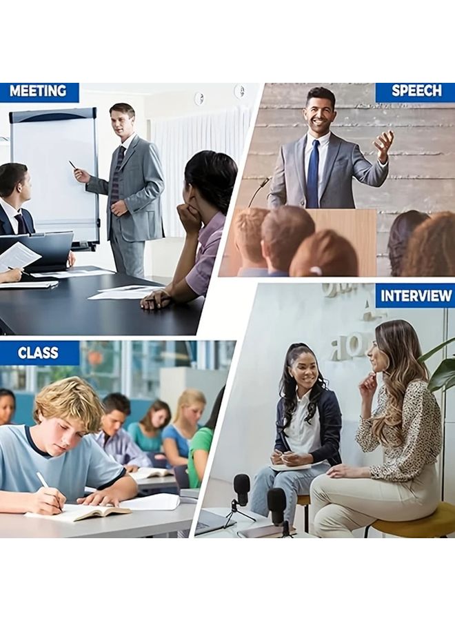 128GB Voice Activated Recorder Noise Reduction MP3 Playback Portable USB Audio Recorder for Lectures Meetings Interviews - Image 5