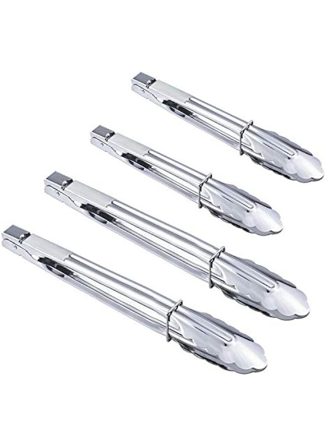 Generic - Stainless steel food clips large thick steak chicken steak barbecue clips barbecue clips baking tools food bread clips（5个装） - Image 1