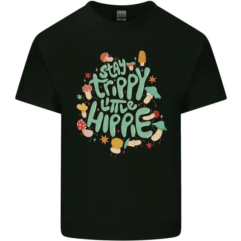 Stay Vertigo Before Hippie Men'S T-Shirt Fashion Pattern Printed High Street Short Sleeve Summer Sale - Image 3