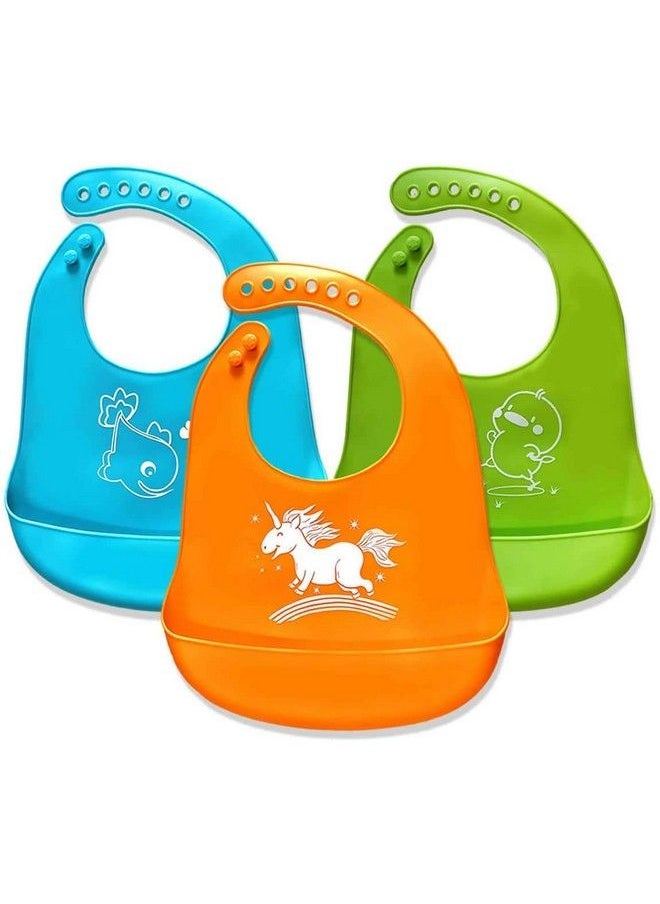 Dream Loom - Baby Bibssilicone Bibs For Newborns Infant Toddlerscomfortable Softeasily Wipes Cleanbaby Gifts - Image 1