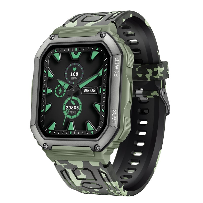 C20S Smart Bracelet Sports Watch 1.8 Inch IPS Full Touch Screen Resolution240*286 BTcall Fitness Tracker IP67 Waterproof Sleep/Heart Rate/Blood Pressure Monitor Multiple Sports Mode - Image 1
