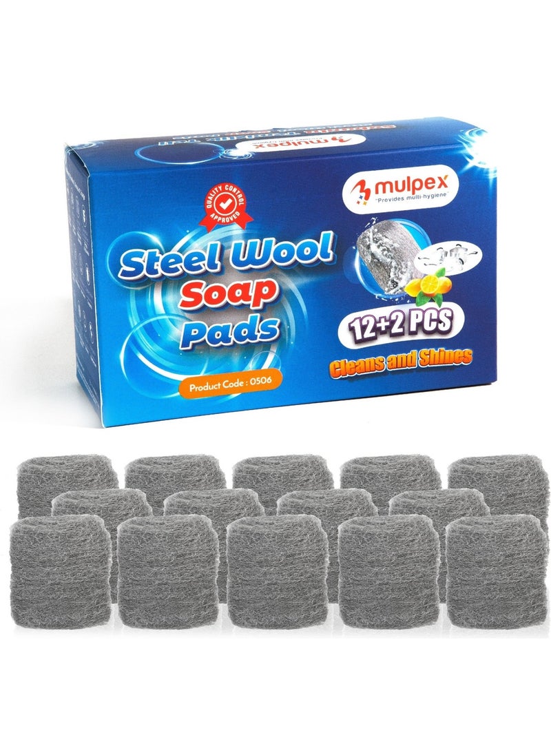 Mulpex - Shower Cabin Lime Stains Cleaning Wire 14 Pcs - Image 1