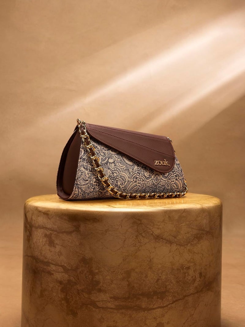 ZOUK Rhea Kapoor Mini Shoulder Bag | Vegan Leather Shoulder Bag for Women | - Image 2