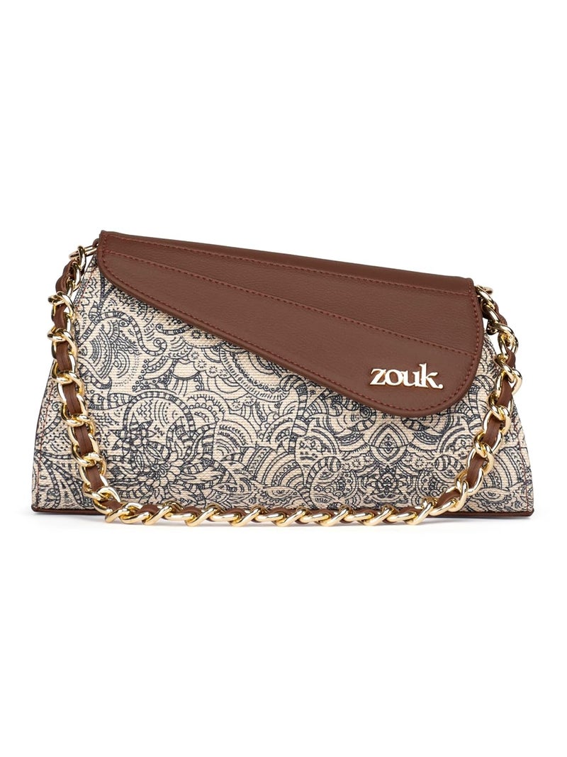 ZOUK Rhea Kapoor Mini Shoulder Bag | Vegan Leather Shoulder Bag for Women | - Image 1