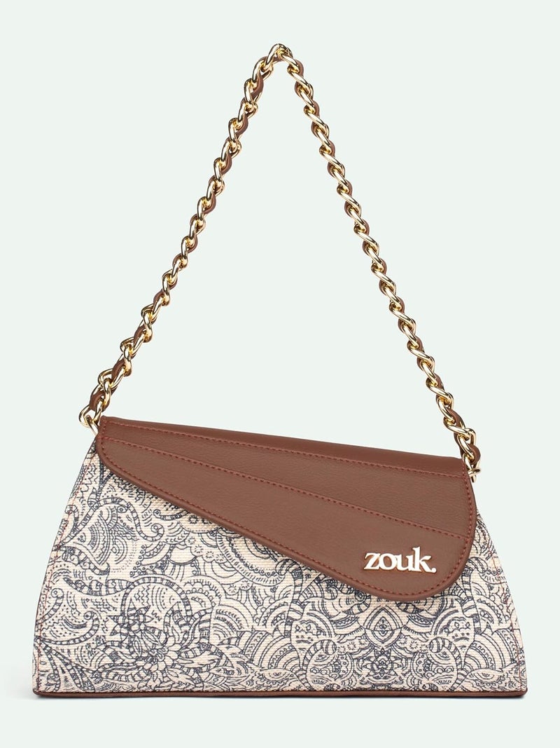 ZOUK Rhea Kapoor Mini Shoulder Bag | Vegan Leather Shoulder Bag for Women | - Image 3