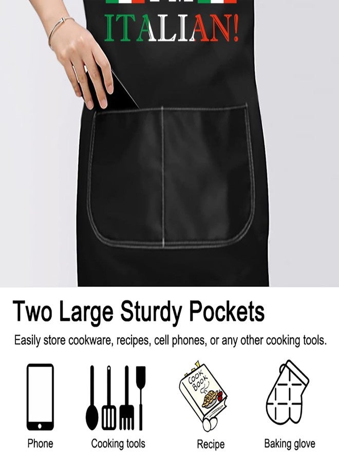 PXTIDY Funny Italian Cooking Apron - Italy Stylist Gift - Italian Mom Kitchen Apron (Recipe Apron) - Image 5
