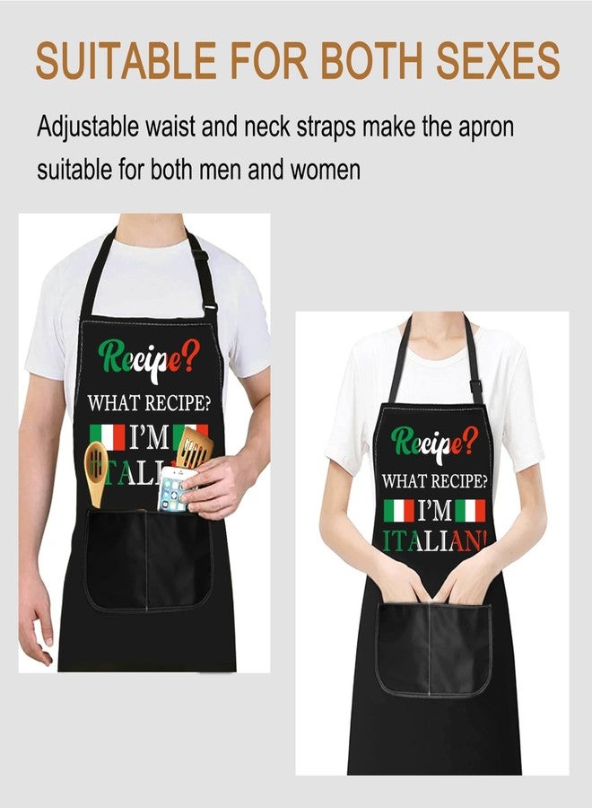 PXTIDY Funny Italian Cooking Apron - Italy Stylist Gift - Italian Mom Kitchen Apron (Recipe Apron) - Image 4