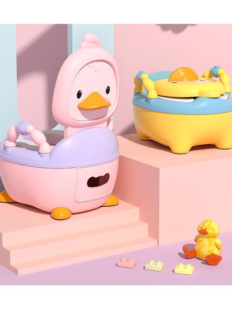 RAKAY Cute Potty with PVC Soft Cushion,Potty Chair,Potty Training,Toilet Potty Training Seat,Potty Training Toilet for Indoor,Easy Clean Drawer Toilet,Suitable for Living Room,Bedroom,Bathroom - Image 4