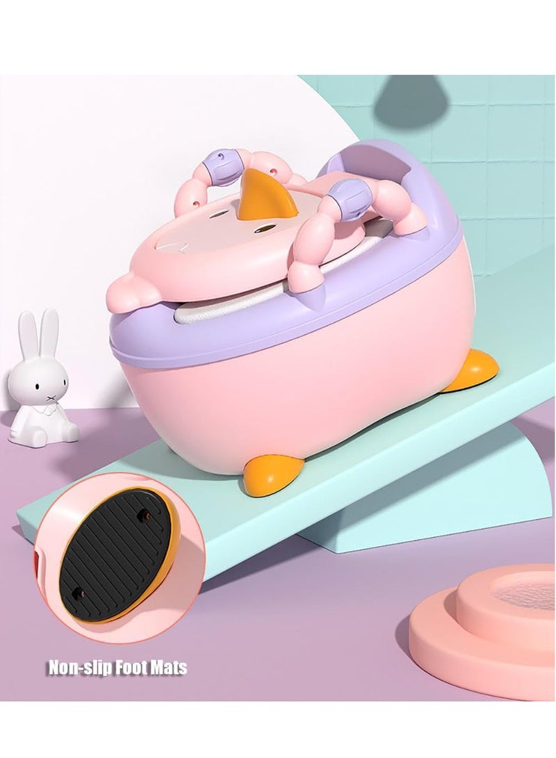 RAKAY Cute Potty with PVC Soft Cushion,Potty Chair,Potty Training,Toilet Potty Training Seat,Potty Training Toilet for Indoor,Easy Clean Drawer Toilet,Suitable for Living Room,Bedroom,Bathroom - Image 5
