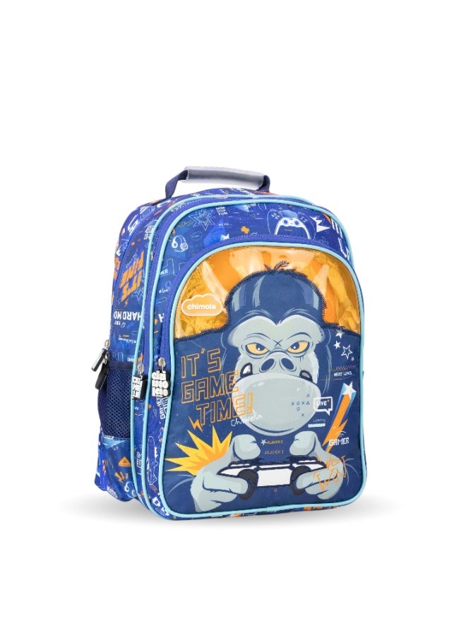 Fantastic MM055 Kids School Bag Set, Backpack with Lunch Bag and Pencil Case, Video Game Design in Blue - Image 2