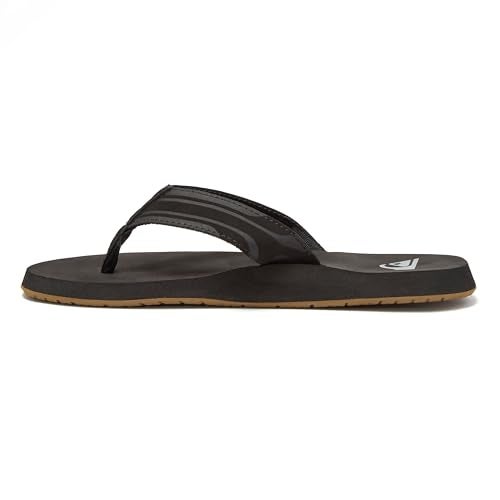 Quiksilver Men's Monkey Wrench 3 Point Sandal, Black/Black/Brown, 8 M US - Image 3