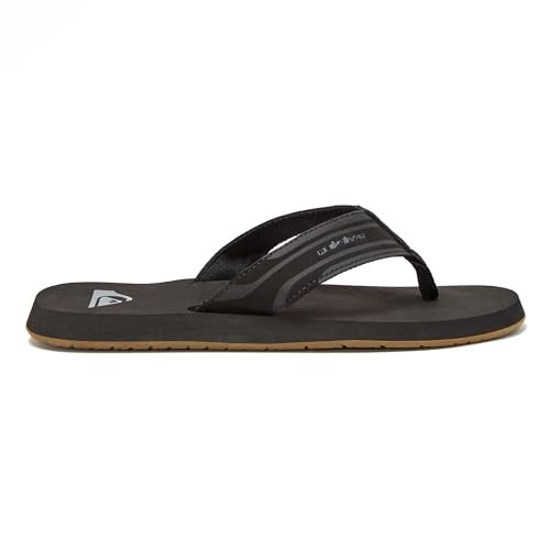 Quiksilver Men's Monkey Wrench 3 Point Sandal, Black/Black/Brown, 8 M US - Image 2
