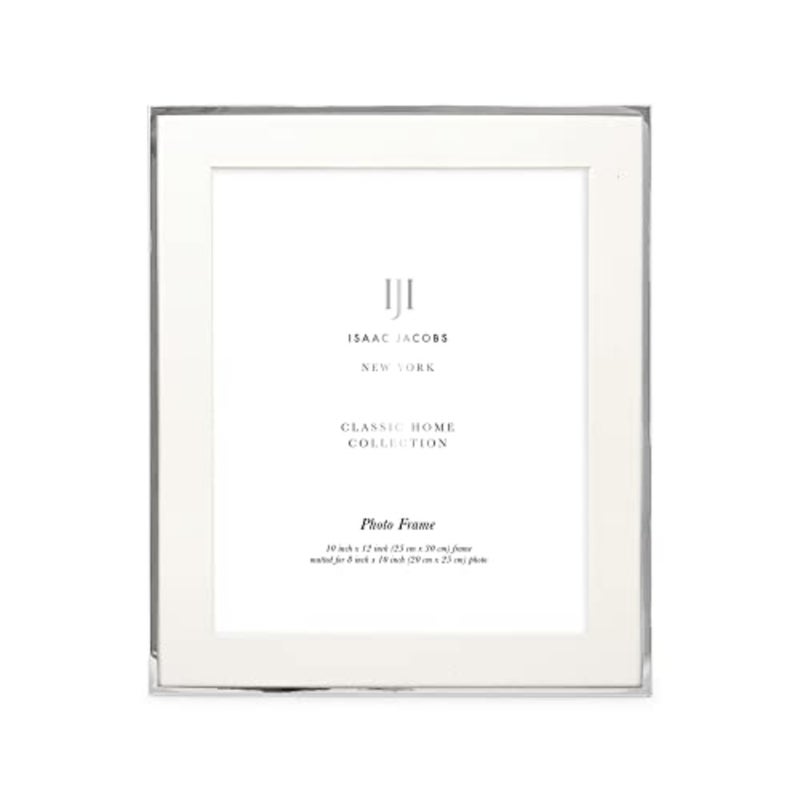 10x12 Matted 8x10 Silver Metal Picture Frame, Classic Metal Photo Frame Made For Tabletop and Hanging Display, Home and Office Décor, Photo Gallery and Wall Art (10x12 (Matted 8x10), - Image 2
