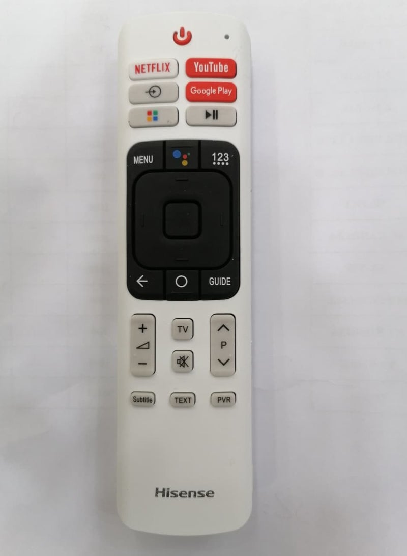 هايسنس جهاز التحكم عن بعد الجديد والأصلي ERF3N69H لتلفزيون Hisense، يدعم Netflix وYouTube وGoogle Play - Image 1